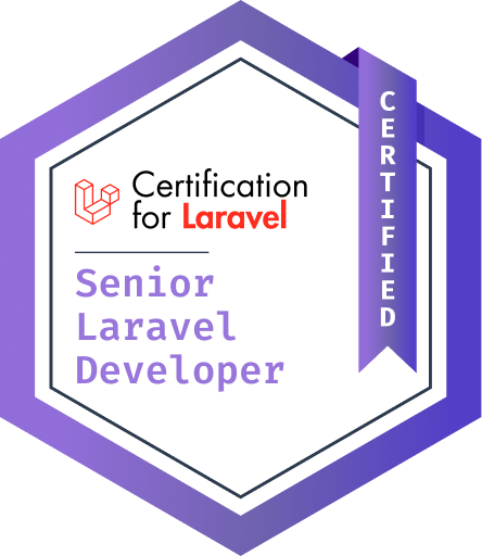 Official Laravel Senior Developer Badge